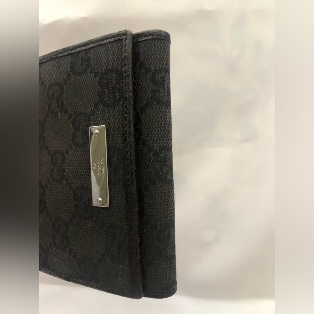 Gucci Black Monogram Wallet - Picture 13 of 15